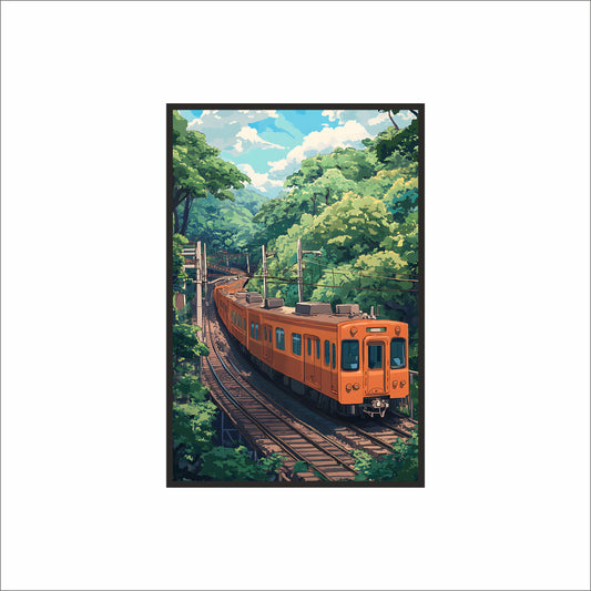 Forest Line – A Calm Ride Through Nature 🌿🚆