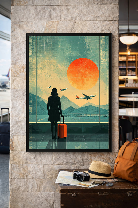 Beyond the Horizon – Waiting for the Next Journey ✈️🌅