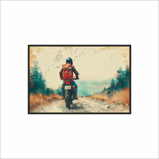 Into the Wild Wall Art Photo Frame – Ride Beyond Limits