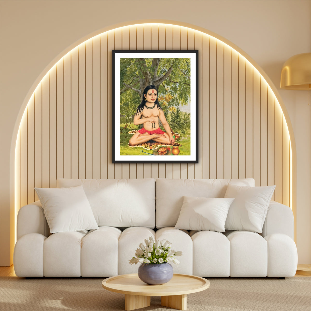Baba Khetarpal Ji Wall Art | Veer Khetarpal Ji Devotional Portrait | HD Hindu Spiritual Print | Premium Framed Wall Decor