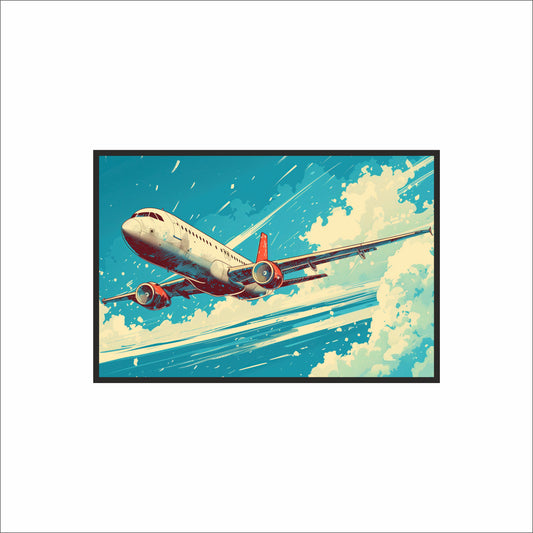 Skybound Dreams – Freedom in Flight ✈️🌤️