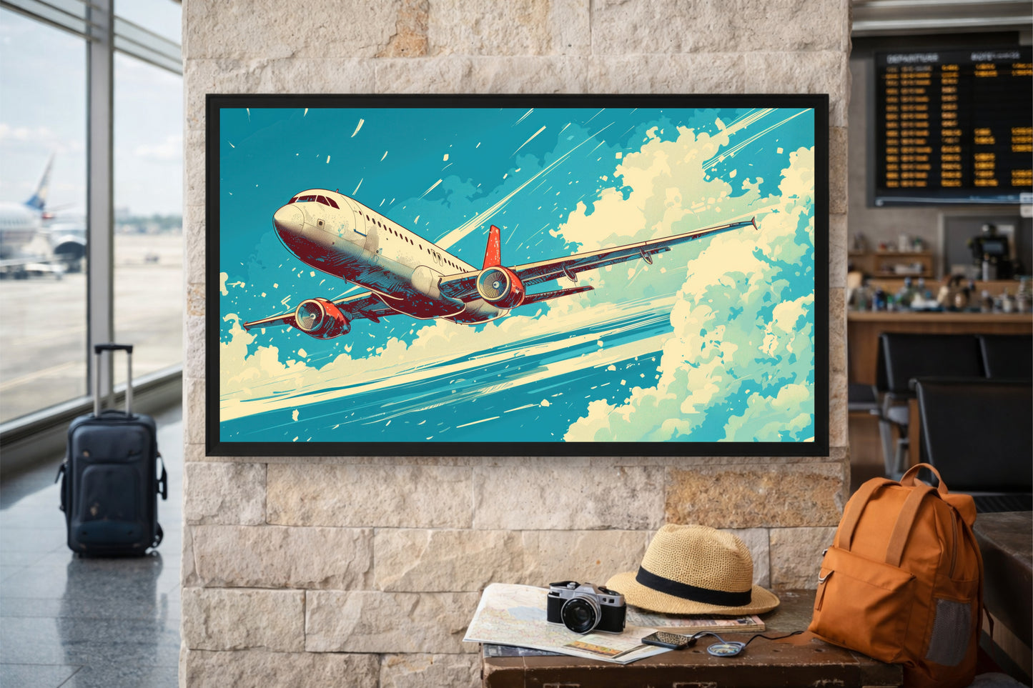 Skybound Dreams – Freedom in Flight ✈️🌤️