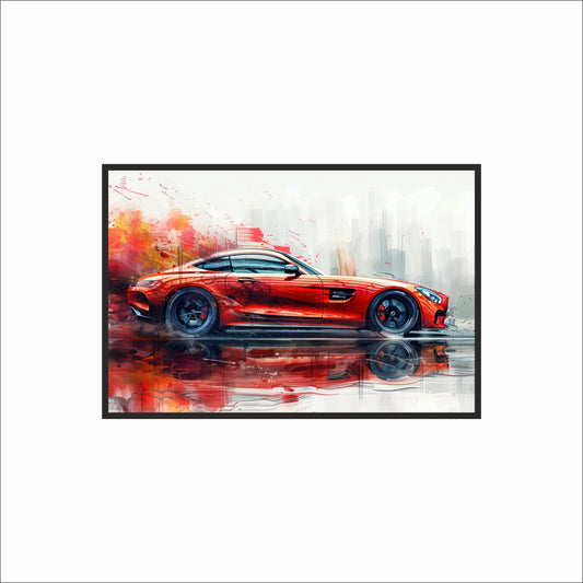 Crimson Velocity – Power in Motion 🔥🏎️