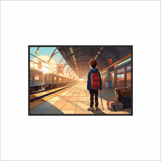 The Journey Begins – Waiting for What’s Next 🚉✨