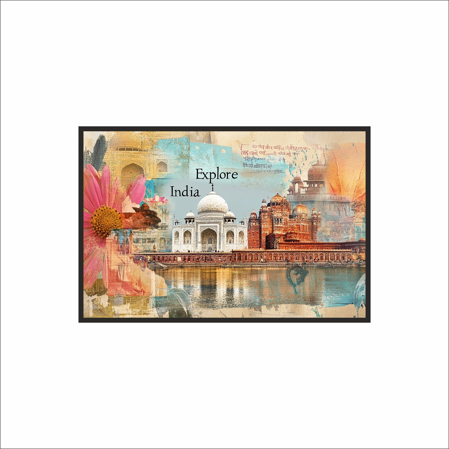 Explore India Wall Art Photo Frame – A Journey Through Timeless Beauty