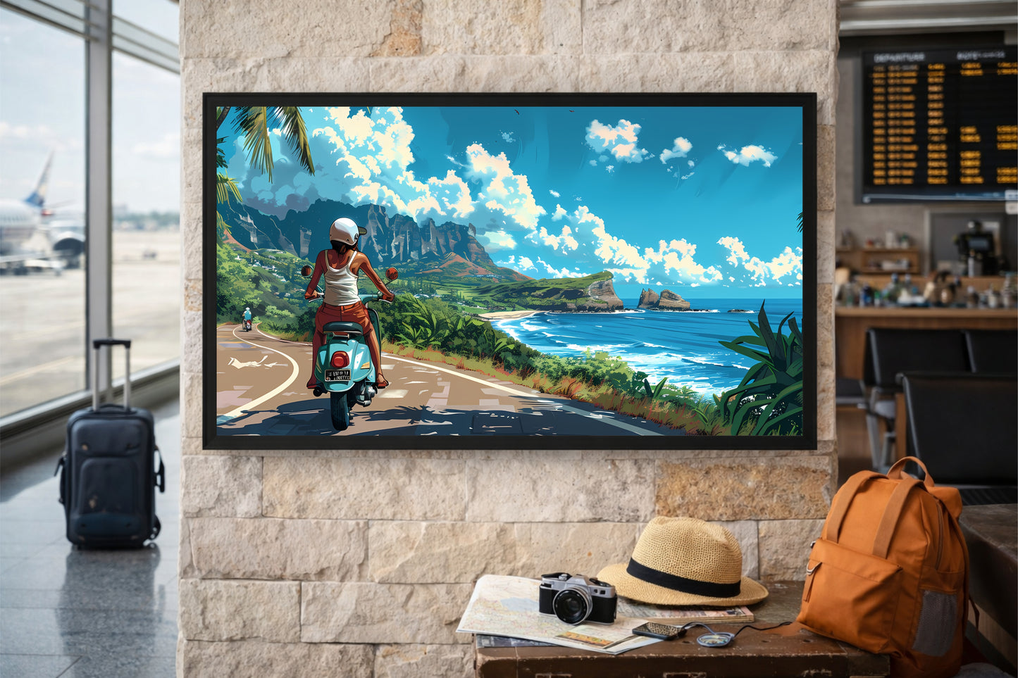 Ride Into Freedom – Where Roads Meet the Sea 🛵🌊