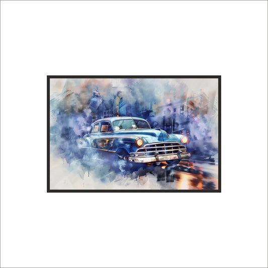 Midnight Drive – Vintage Power in Motion 🚘✨