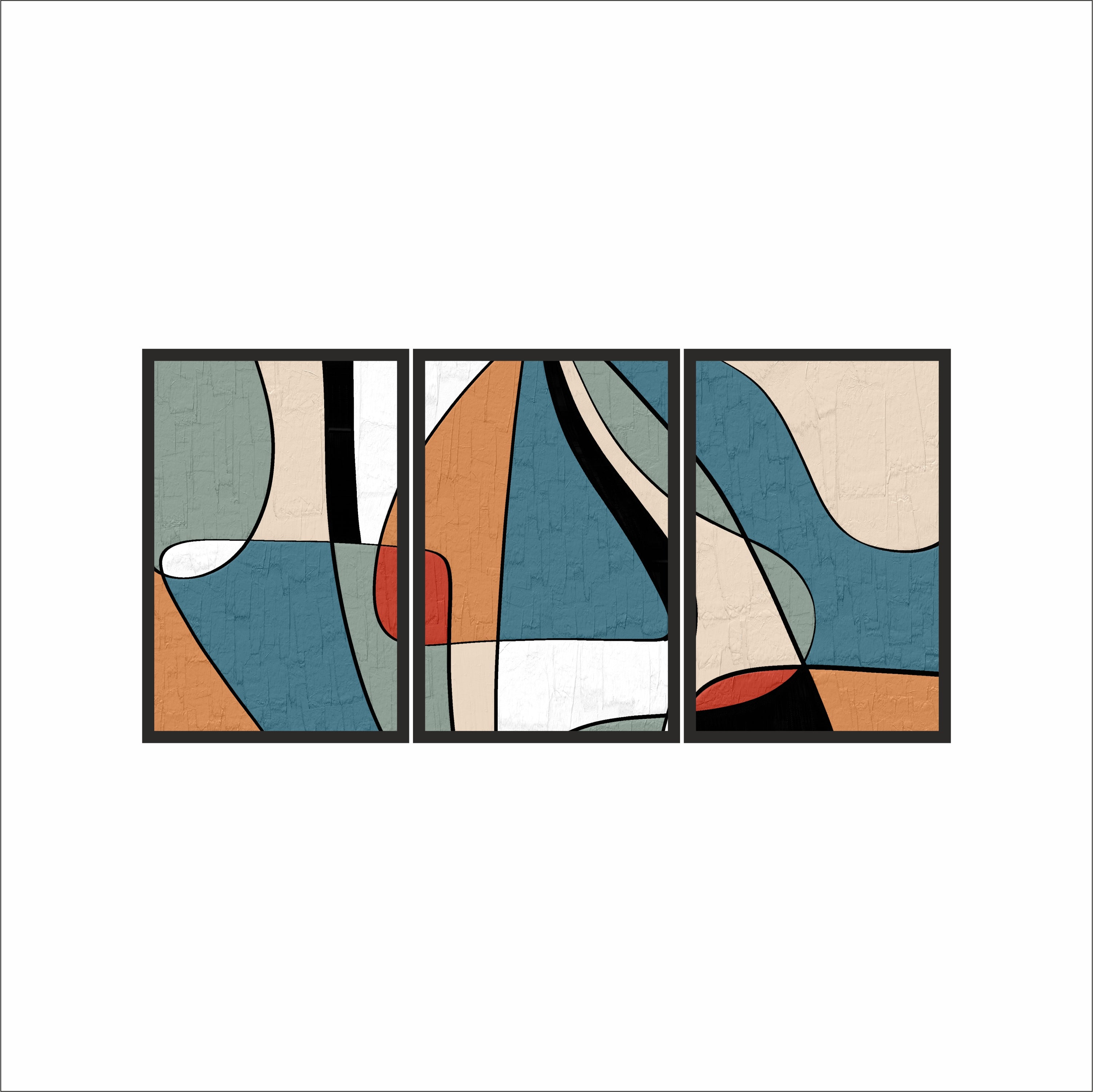 Flowing Harmony – Abstract Balance in Motion 🎨 – Tulani Designs