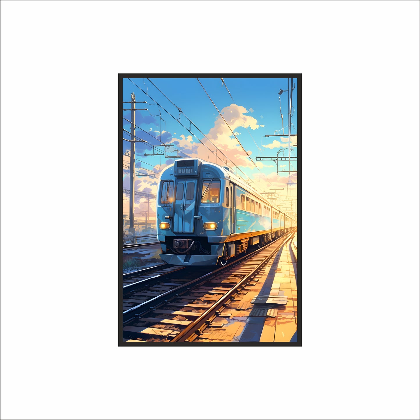 Journey Forward – Light, Motion & New Beginnings 🚆✨