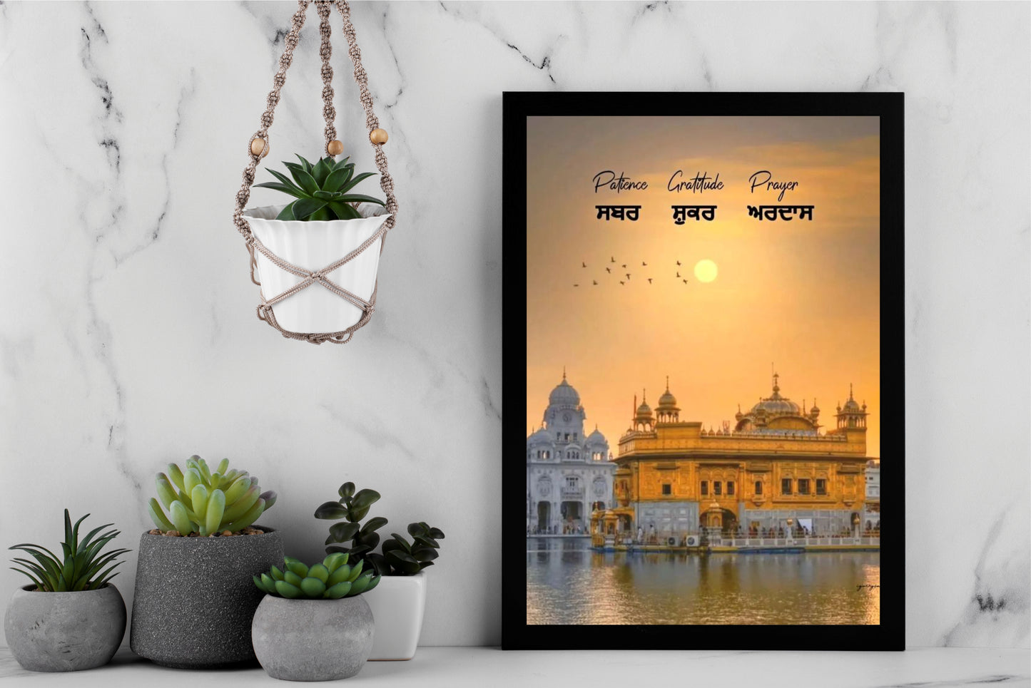Sri Harmandir Sahib Wall Art Photo Frame – A Symbol of Peace, Faith & Divine Grace