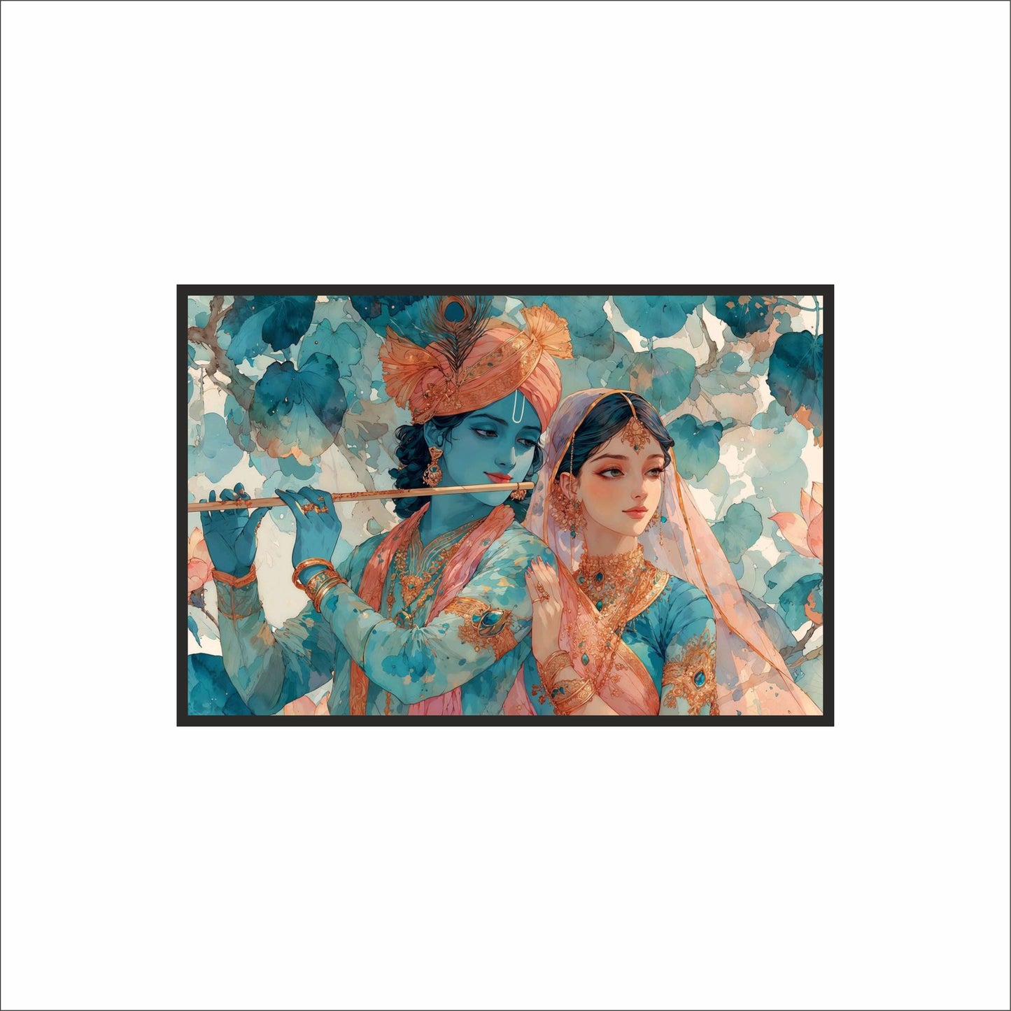 Shri Radha–Krishna – The Divine Melody of Love & Harmony 🎶💙