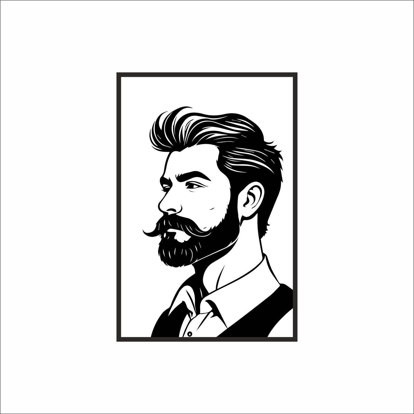 Salon Wall Art – Modern Style & Confidence Decor ✂️✨