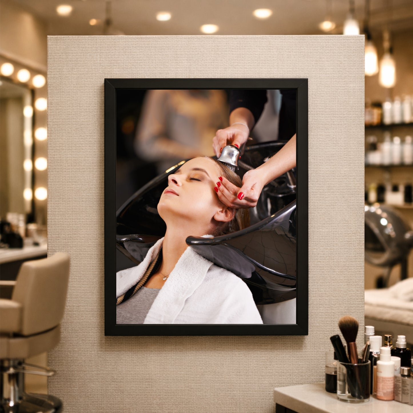 Salon Hair Wash & Relaxation Art – Pure Care & Comfort 💆‍♀️✨