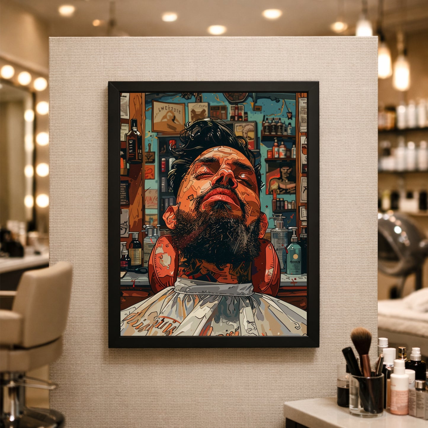 Classic Barber Chair – Bold Art of Grooming 🪒🔥