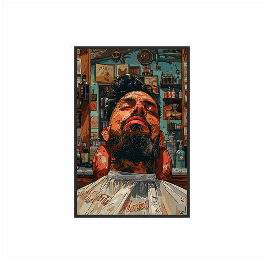 Classic Barber Chair – Bold Art of Grooming 🪒🔥