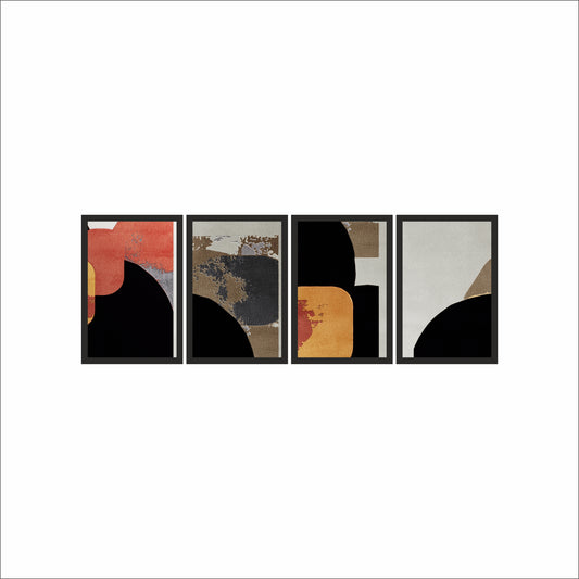 Modern Abstract Balance – Earthy Tones & Bold Forms 🎨✨