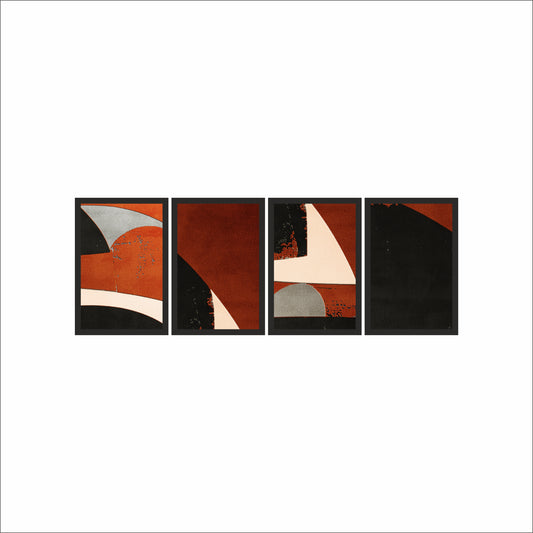 Bold Abstract Motion Wall Art Photo Frame – Modern Art with Depth