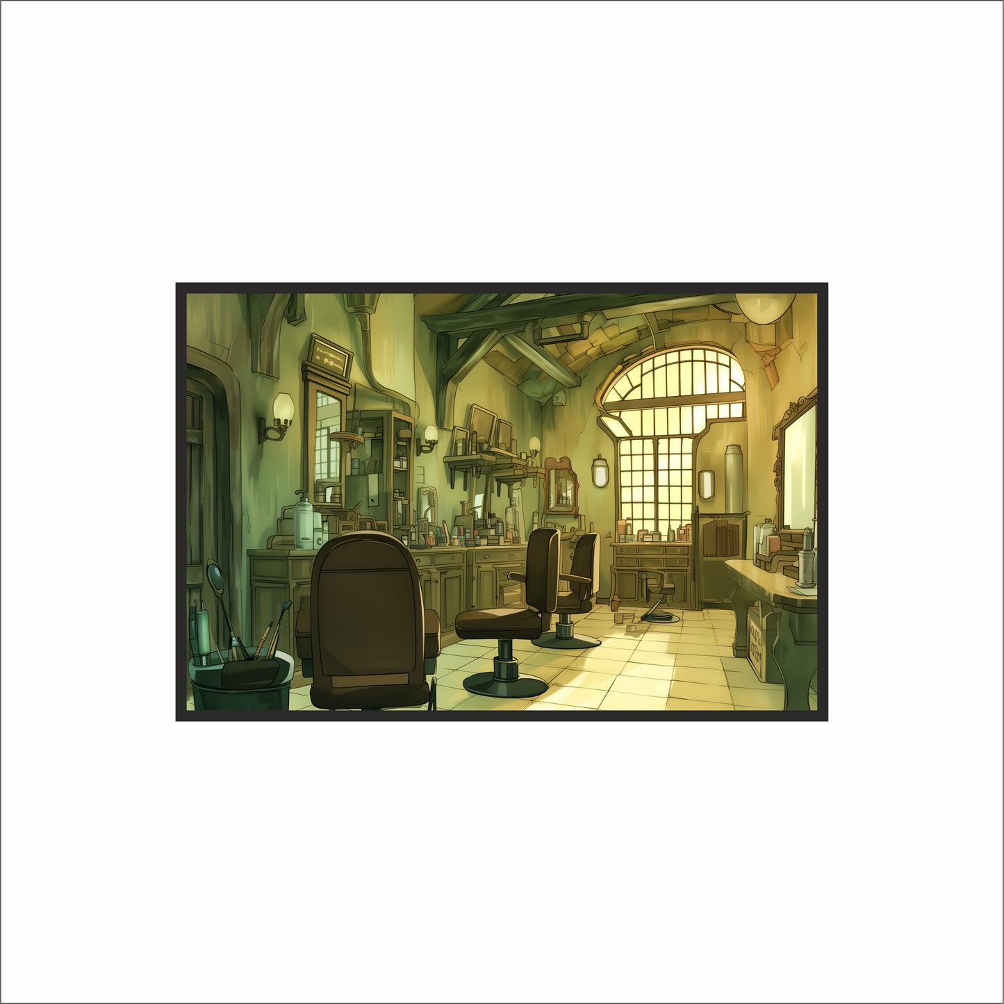 Classic Barber Studio – Timeless Craft & Calm Vibes ✂️🪞