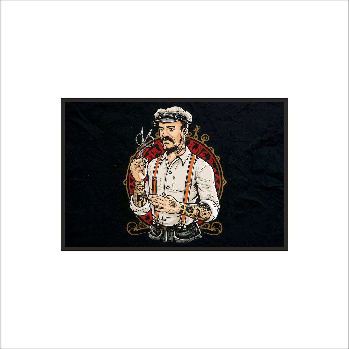 Vintage Barber – Classic Style Wall Art ✂️🔥