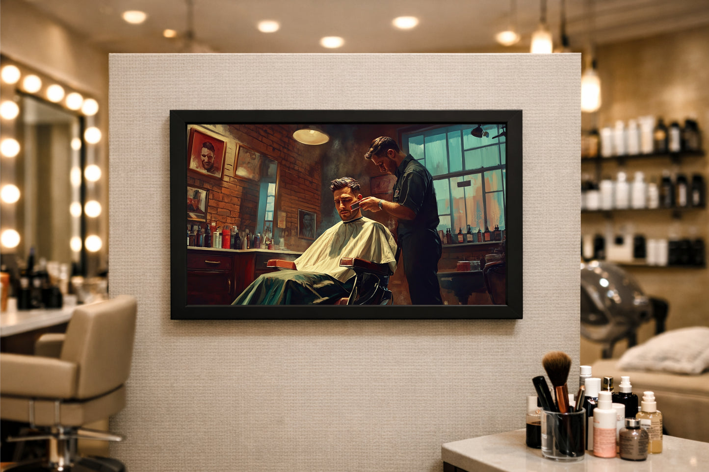 The Art of Precision – Classic Barber Scene ✂️