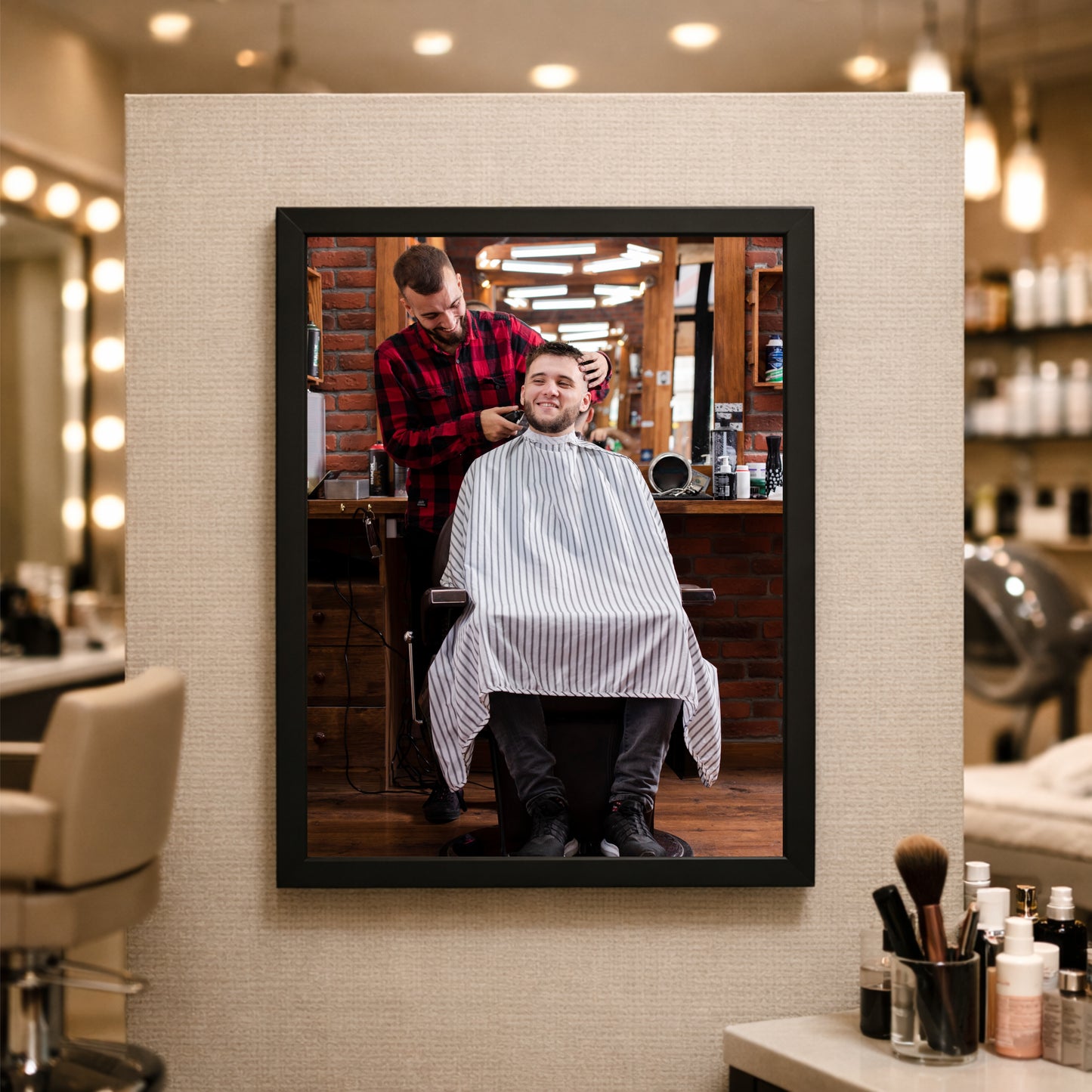 The Classic Barber Chair – Modern Grooming Moment ✂️🧔