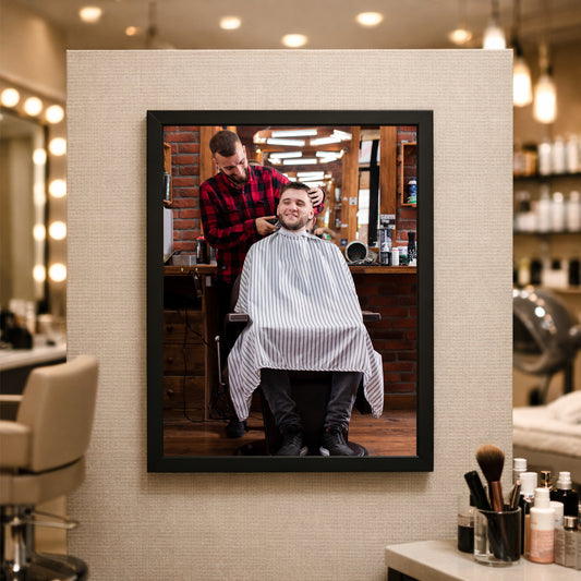 The Classic Barber Chair – Modern Grooming Moment ✂️🧔