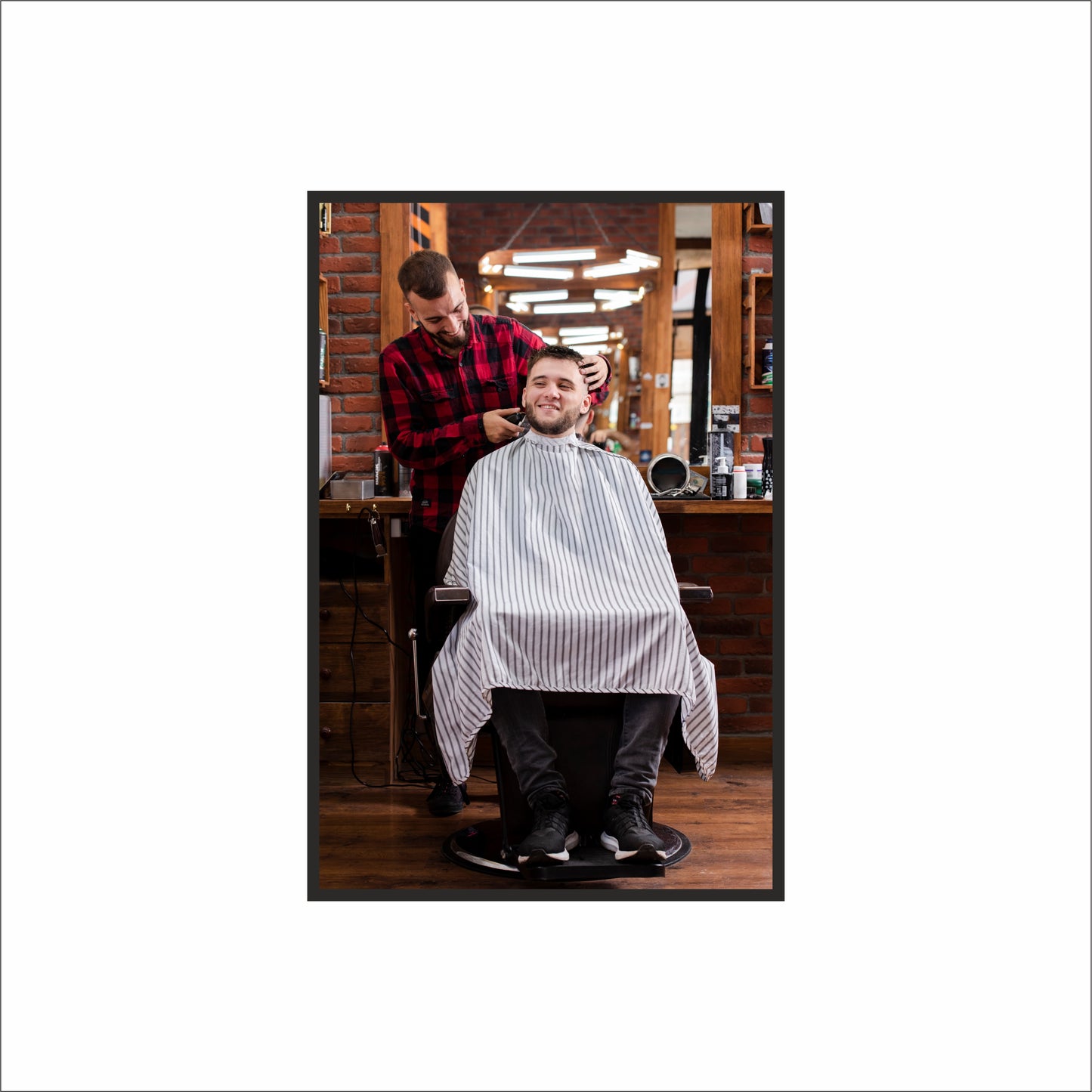 The Classic Barber Chair – Modern Grooming Moment ✂️🧔