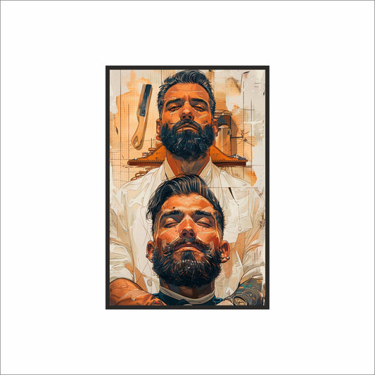 The Barber’s Ritual – Art of Precision & Power ✂️🧔