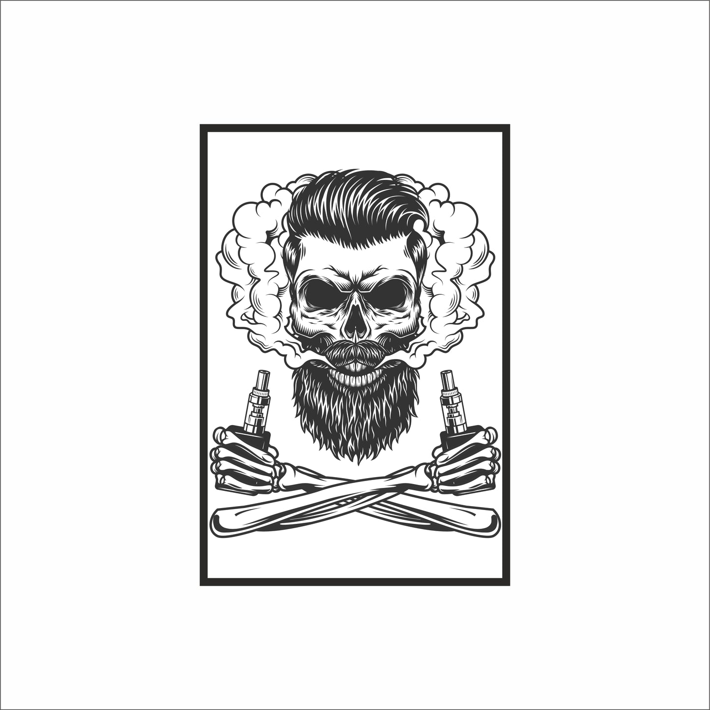 The Skull Barber – Fearless Grooming Art 💀✂️