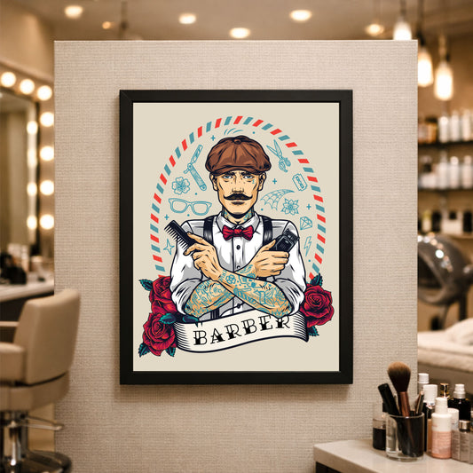 The Vintage Barber – Classic Style Icon ✂️🧔
