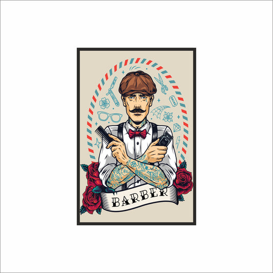 The Vintage Barber – Classic Style Icon ✂️🧔