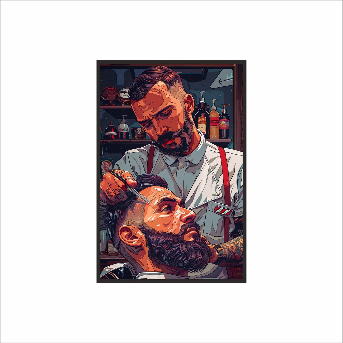 The Master Barber – Precision in Every Stroke ✂️🧔
