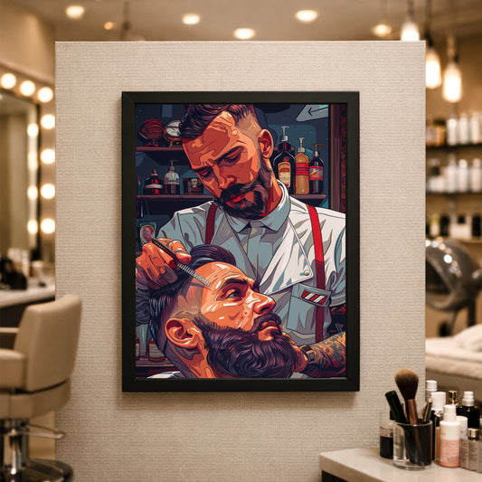 The Master Barber – Precision in Every Stroke ✂️🧔