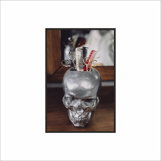 The Barber’s Arsenal – Style Meets Attitude 💀✂️