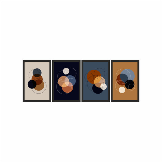 Modern Circles – Abstract Geometry Wall Art 🎨⚪