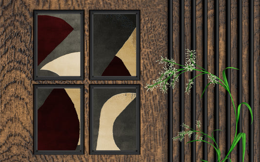Bold Earth – Contemporary Abstract Wall Art 🖤✨