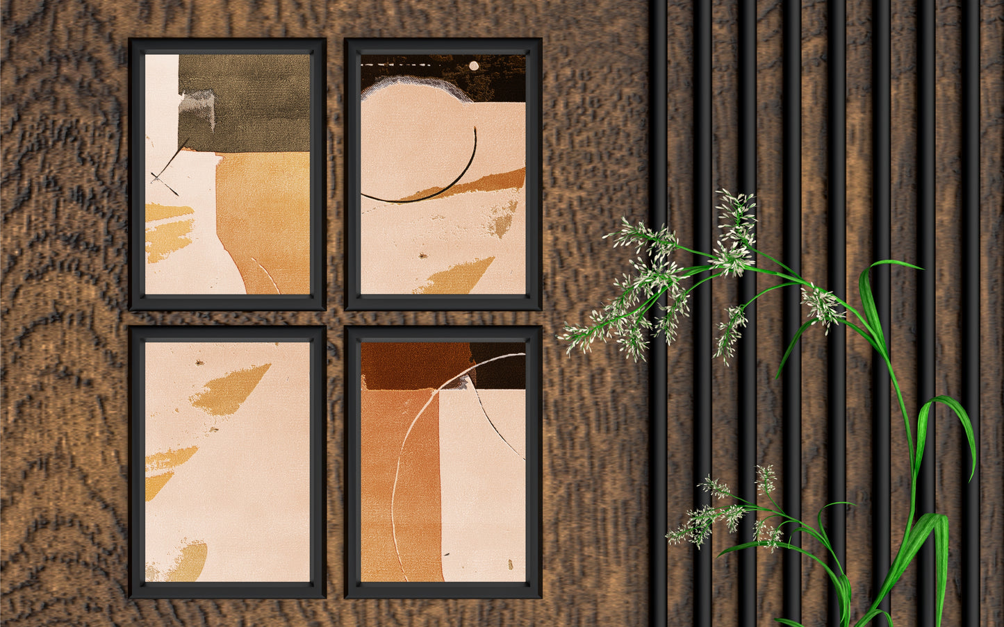 Soft Balance – Minimal Abstract Wall Art 🤍✨