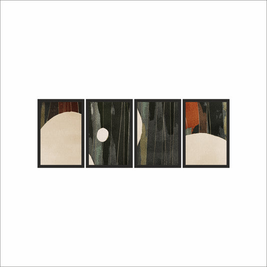 Earth Rhythm – Modern Abstract Wall Art 🌿✨