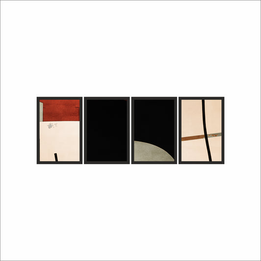Minimal Contrast – Modern Abstract Wall Art 🖤✨