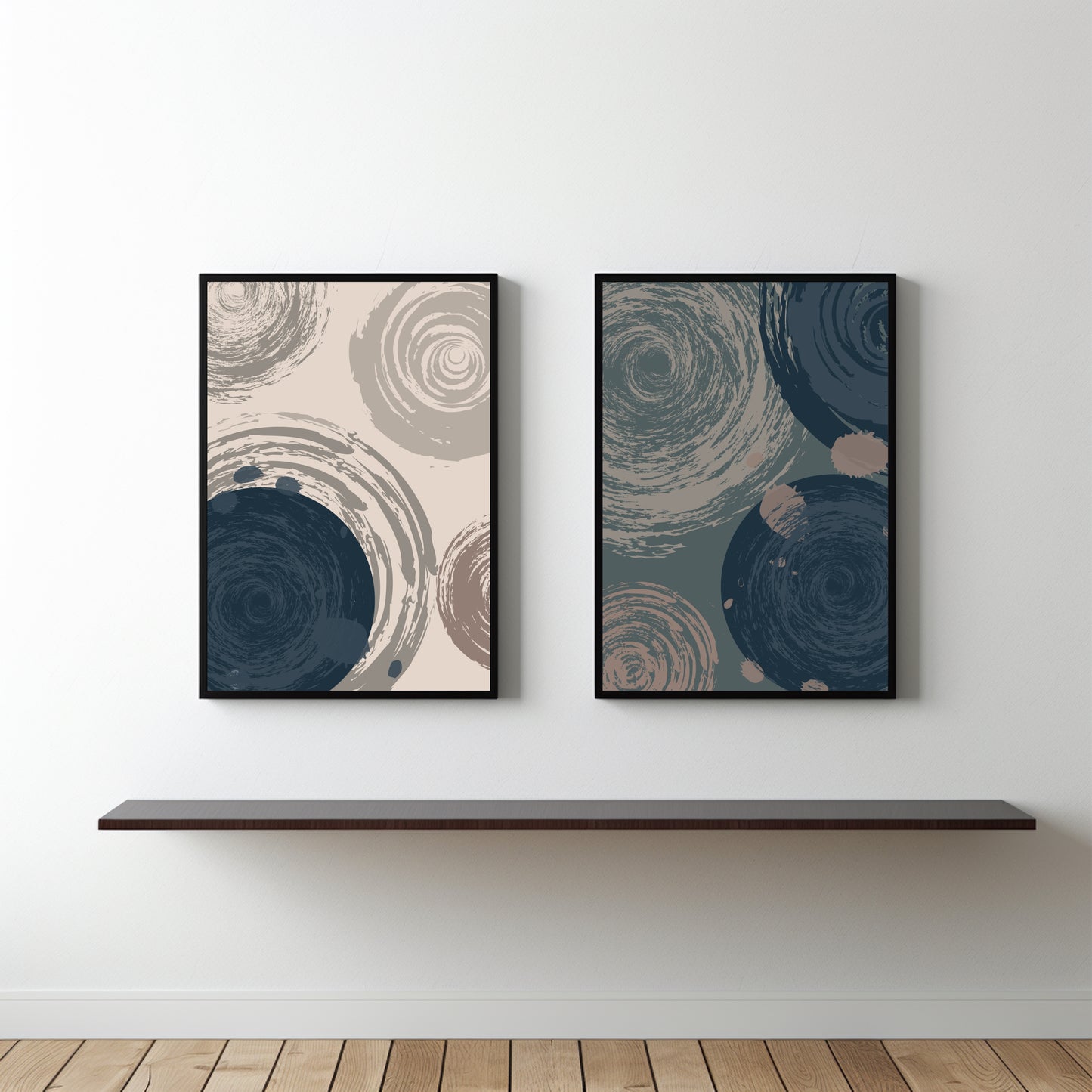 Circular Calm – Modern Abstract Wall Art 🌀✨
