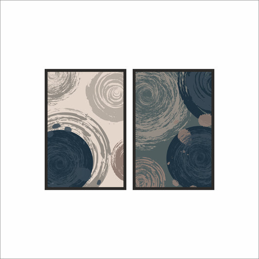 Circular Calm – Modern Abstract Wall Art 🌀✨