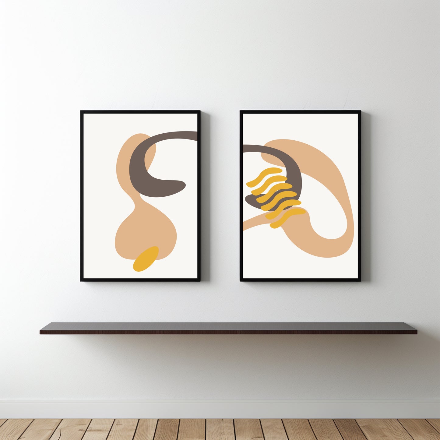 Soft Curves – Modern Abstract Wall Art 🌿✨