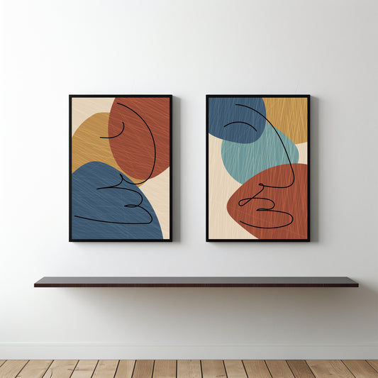 Expressive Lines – Modern Abstract Wall Art 🎨🖤