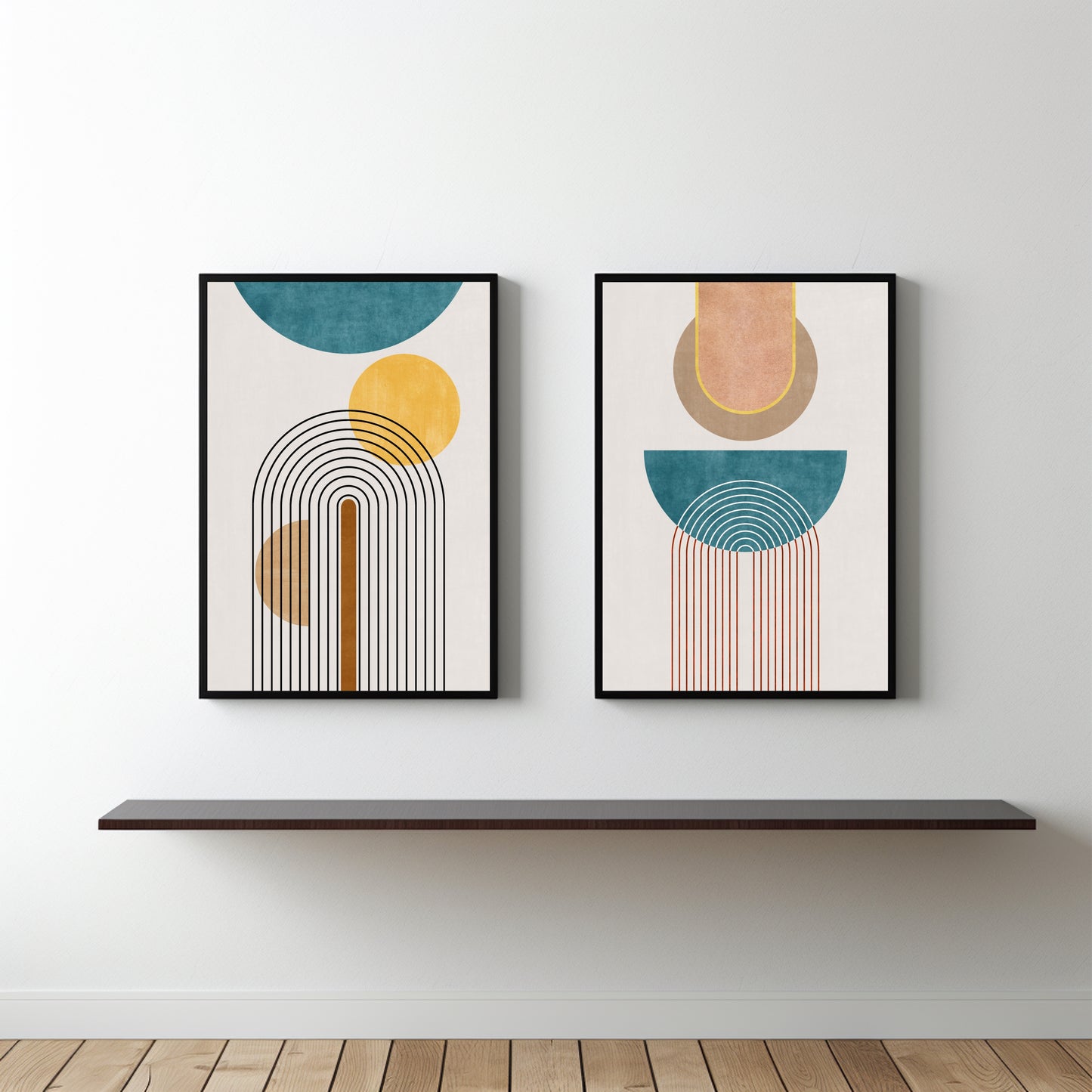 Linear Harmony – Modern Geometric Wall Art 🎨✨