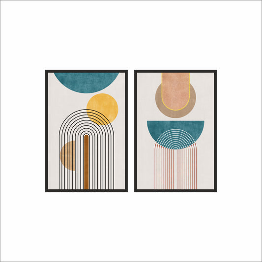 Linear Harmony – Modern Geometric Wall Art 🎨✨