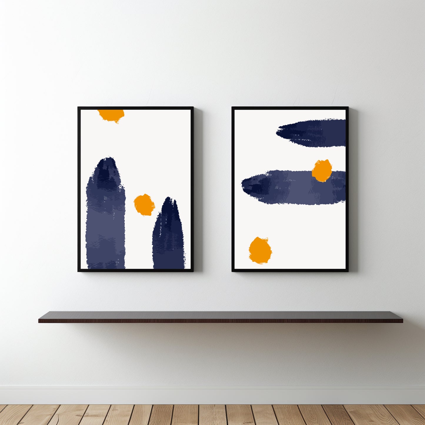 Quiet Motion – Minimal Abstract Wall Art 🖌️✨