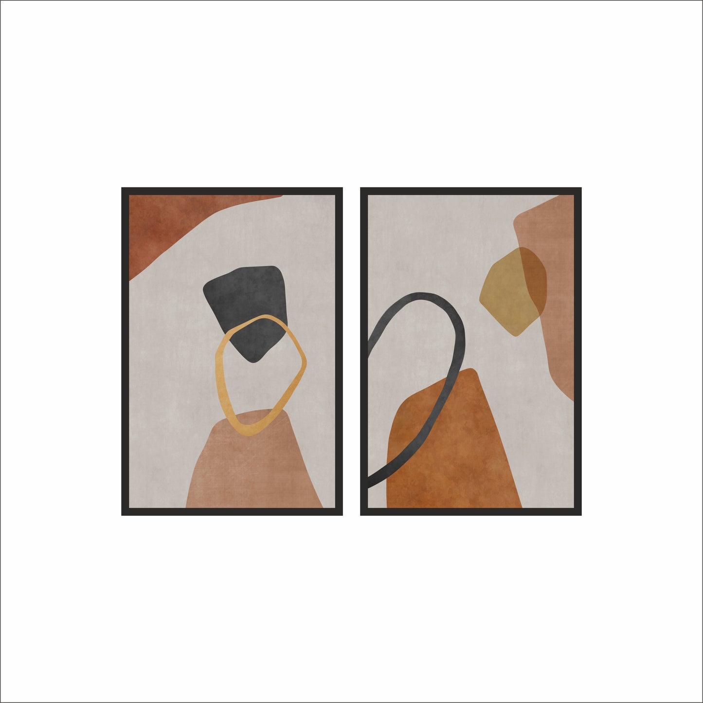 Soft Flow – Organic Abstract Wall Art 🍁✨