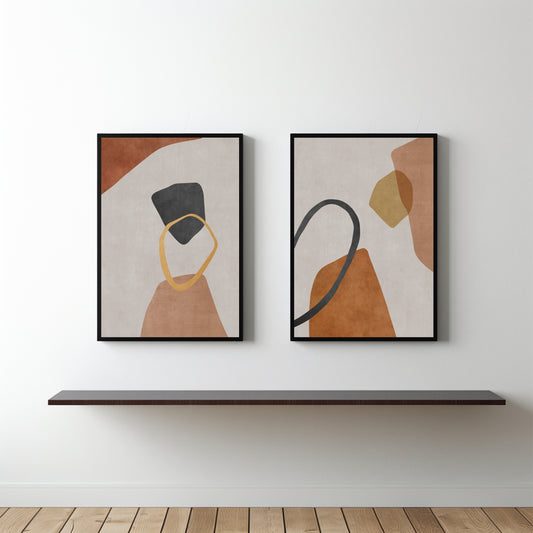 Soft Flow – Organic Abstract Wall Art 🍁✨