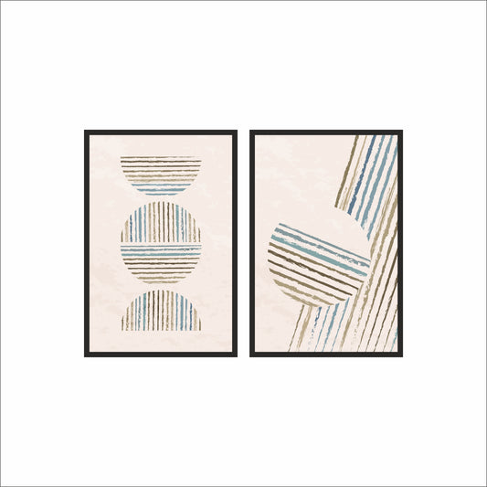 Linear Balance – Minimal Abstract Wall Art Set 🤍✨