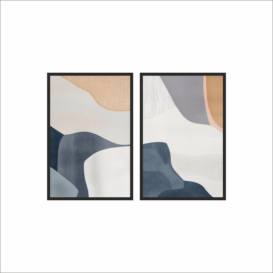 Soft Currents – Modern Abstract Flow Wall Art ✨🎨